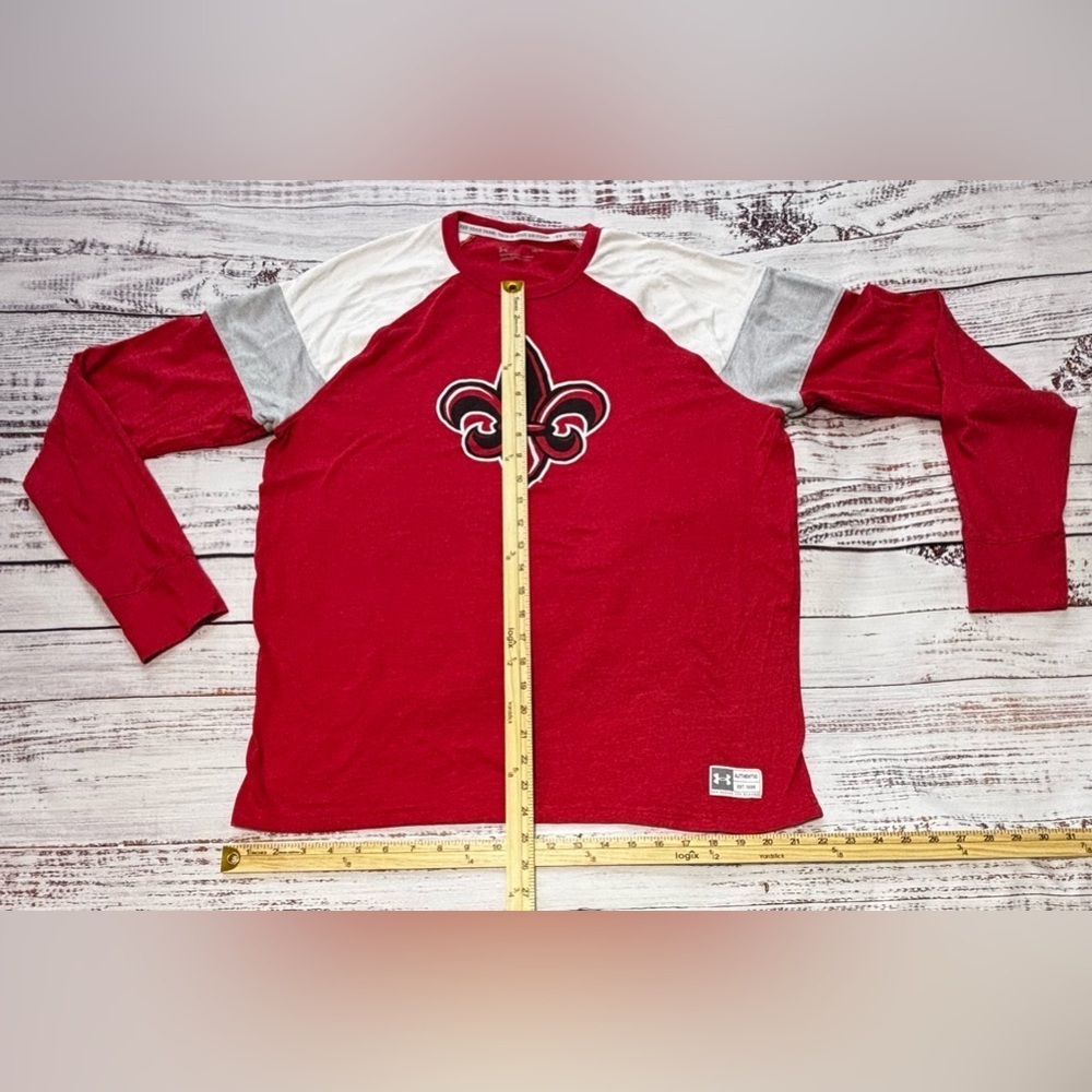 Under Armour Louisiana Ragin’ Cajuns Long Sleeve Tee - Picture 2 of 9
